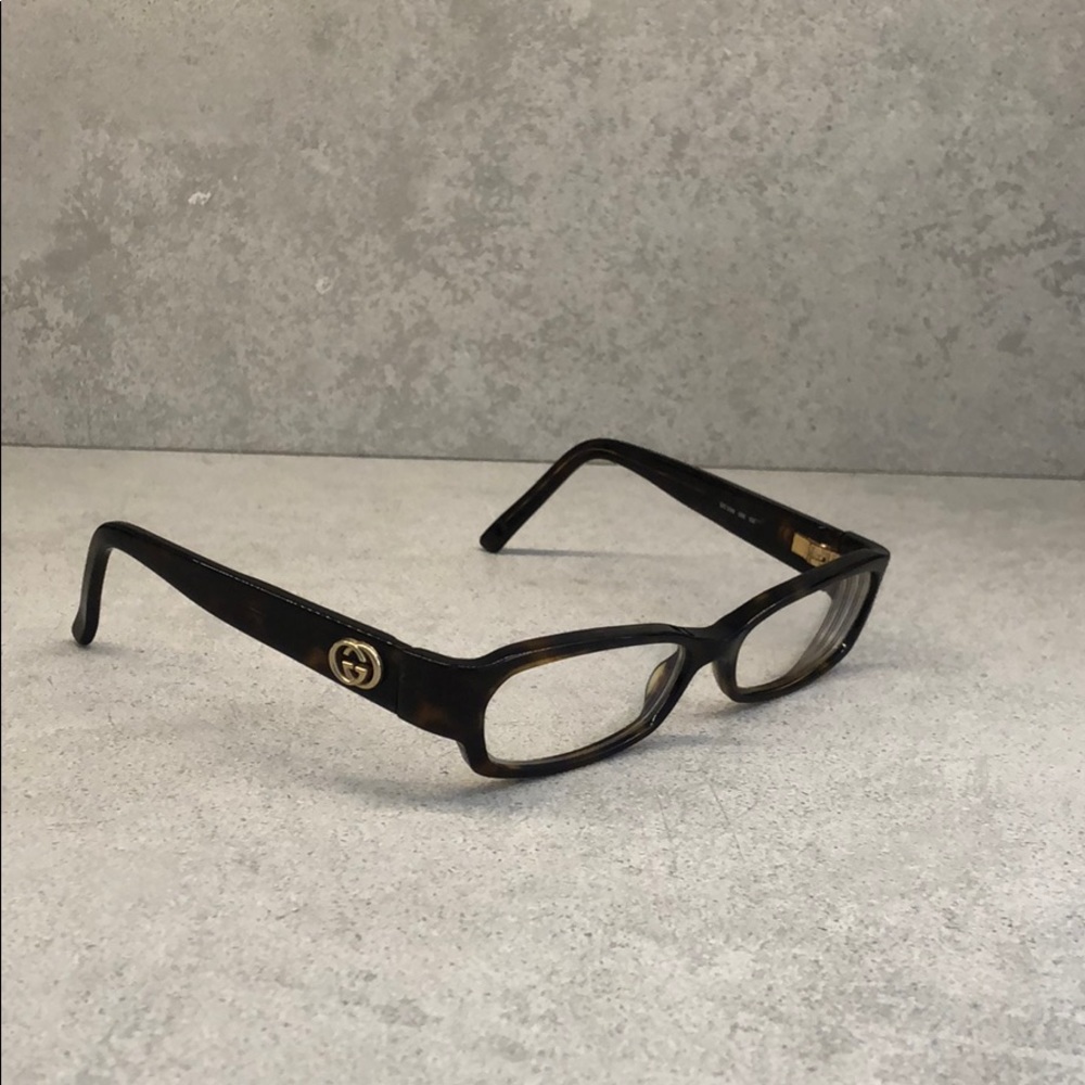 Authentic GUCCI Eyeglasses in "Dark Havana" (0086)